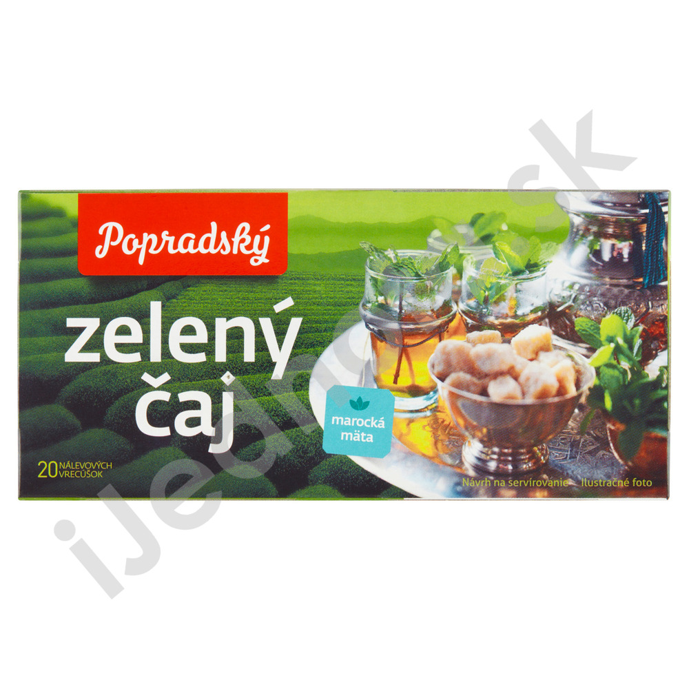 Popradský Zelený čaj marocká mäta 30 g Tempo Liptovský Mikuláš