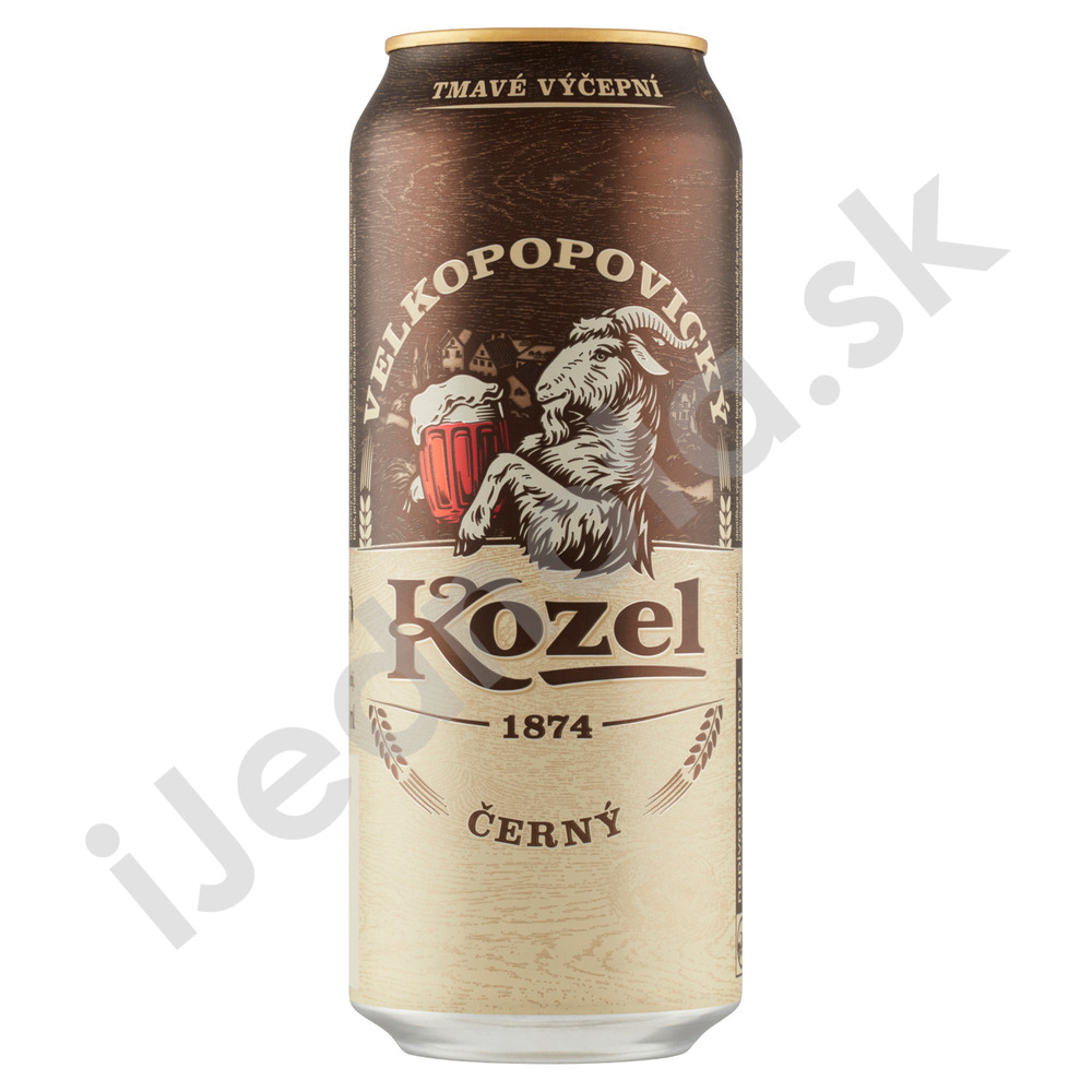 Velkopopovický Kozel Čierny pivo konzumné tmavé 500 ml Tempo