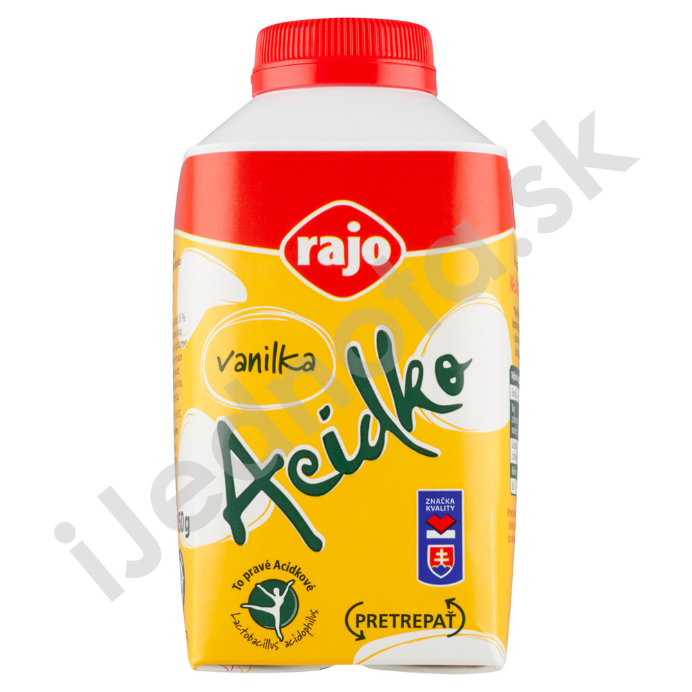 Rajo Acidko Vanilka 450 g | COOP Jednota LC Sever - veľkoobchod