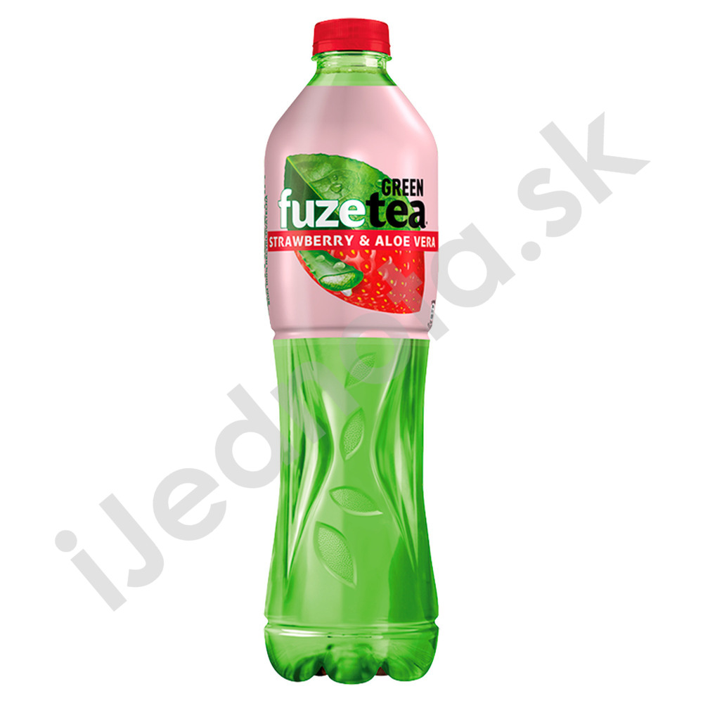 FuzeTea Strawberry Aloe Vera zelen adov aj 1,5 l | COOP Jednota LC  Sever - vekoobchod